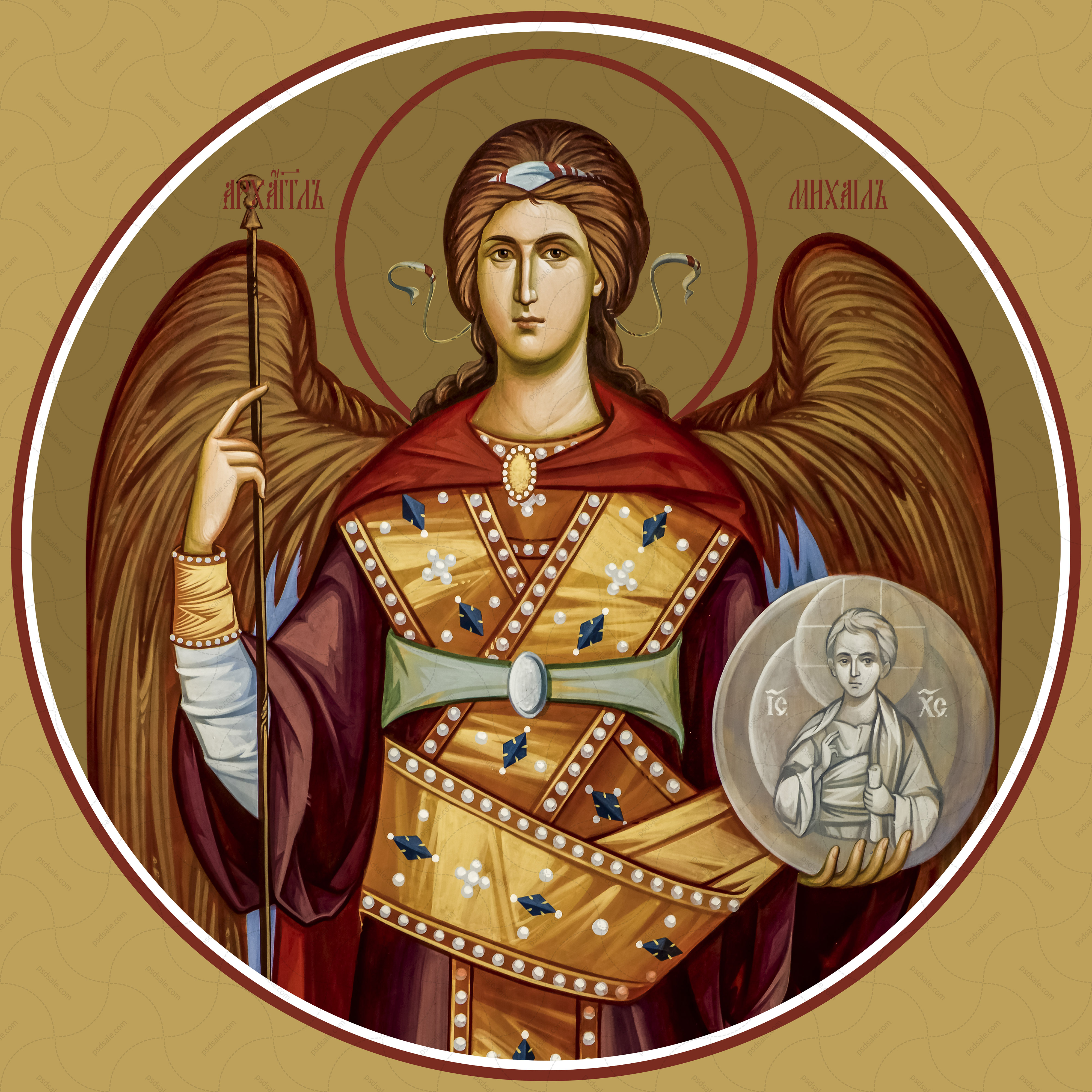 Michael, archangel (for iconostasis)