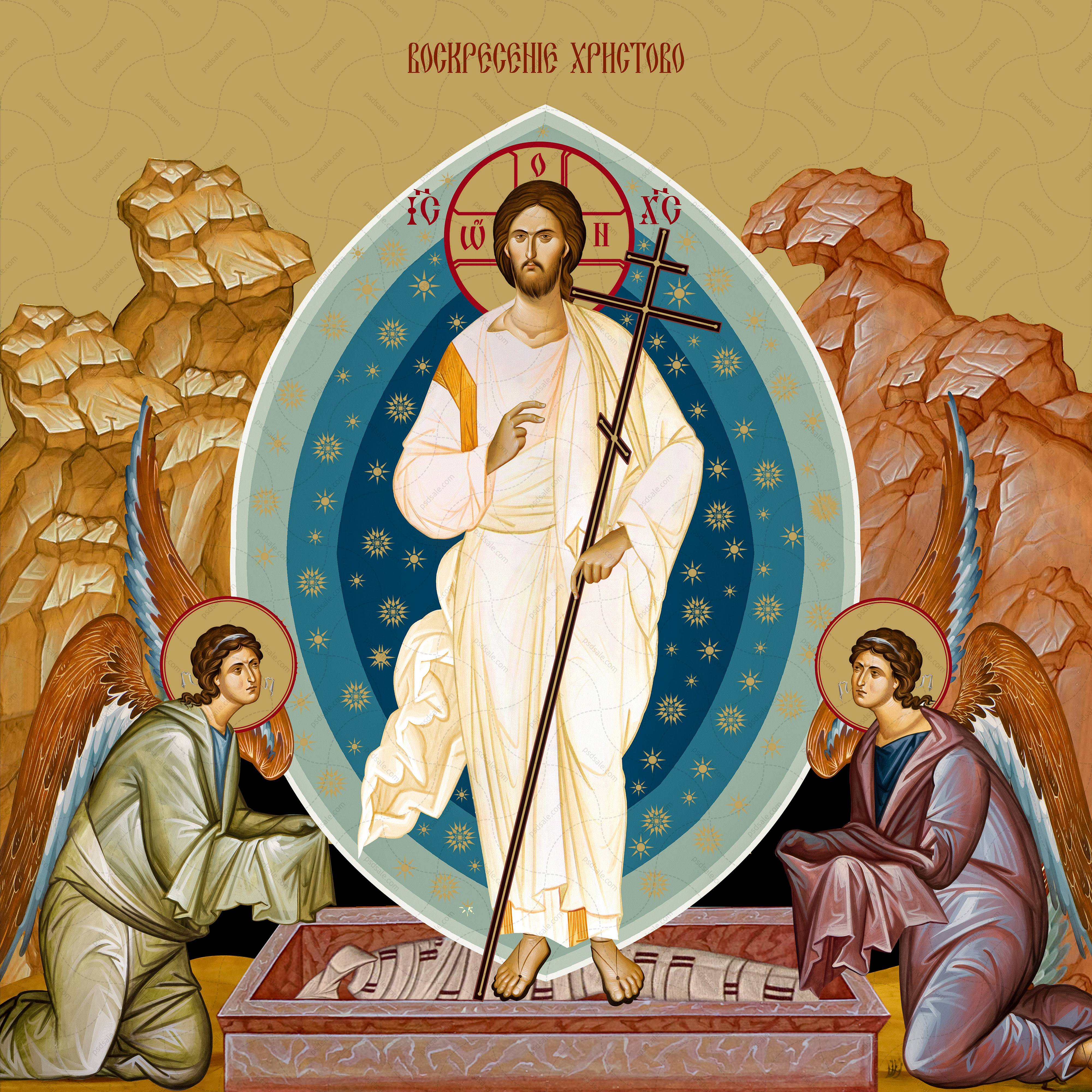 greek resurrection icon