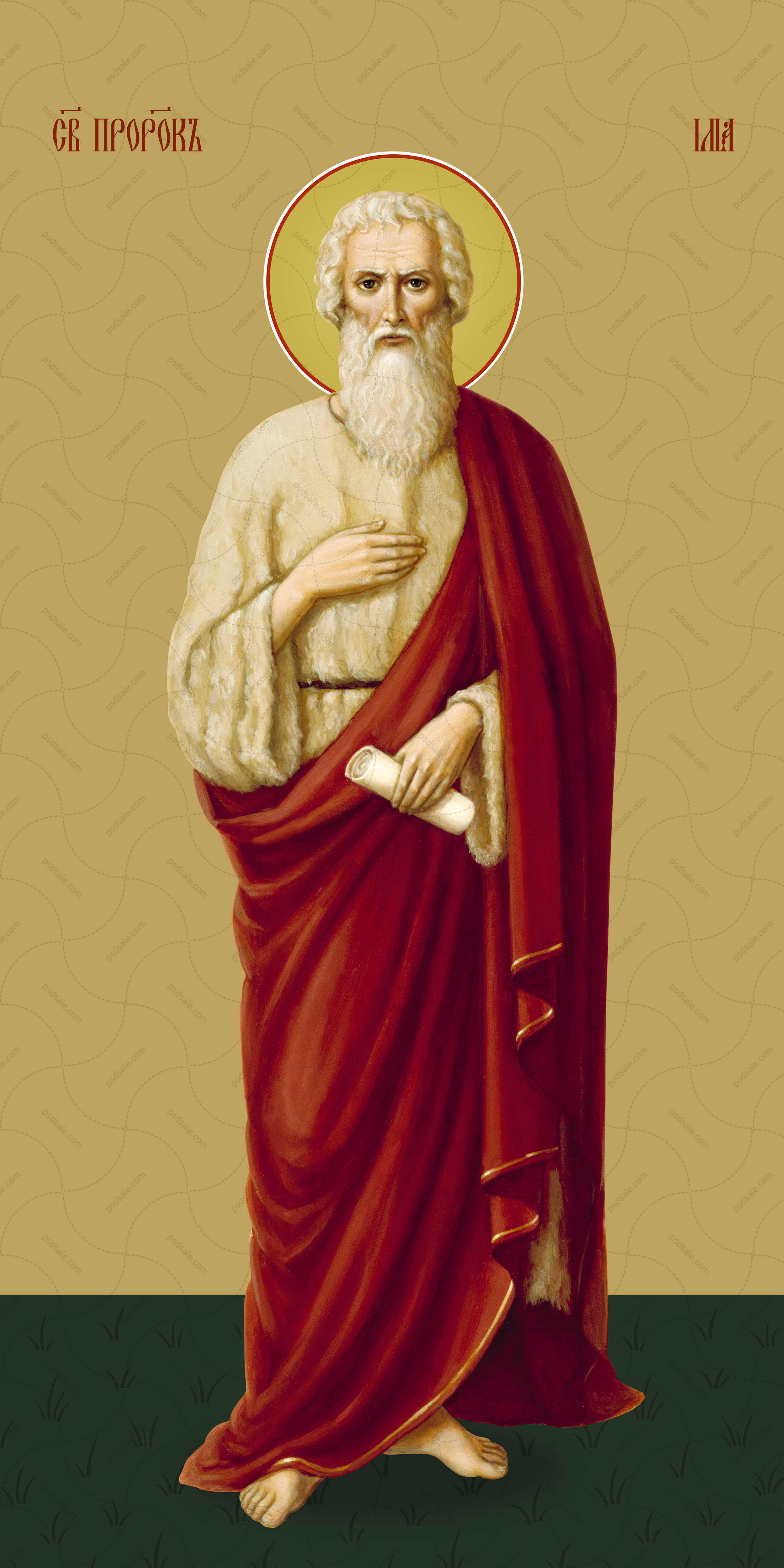 Мерная икона, пророк Илья