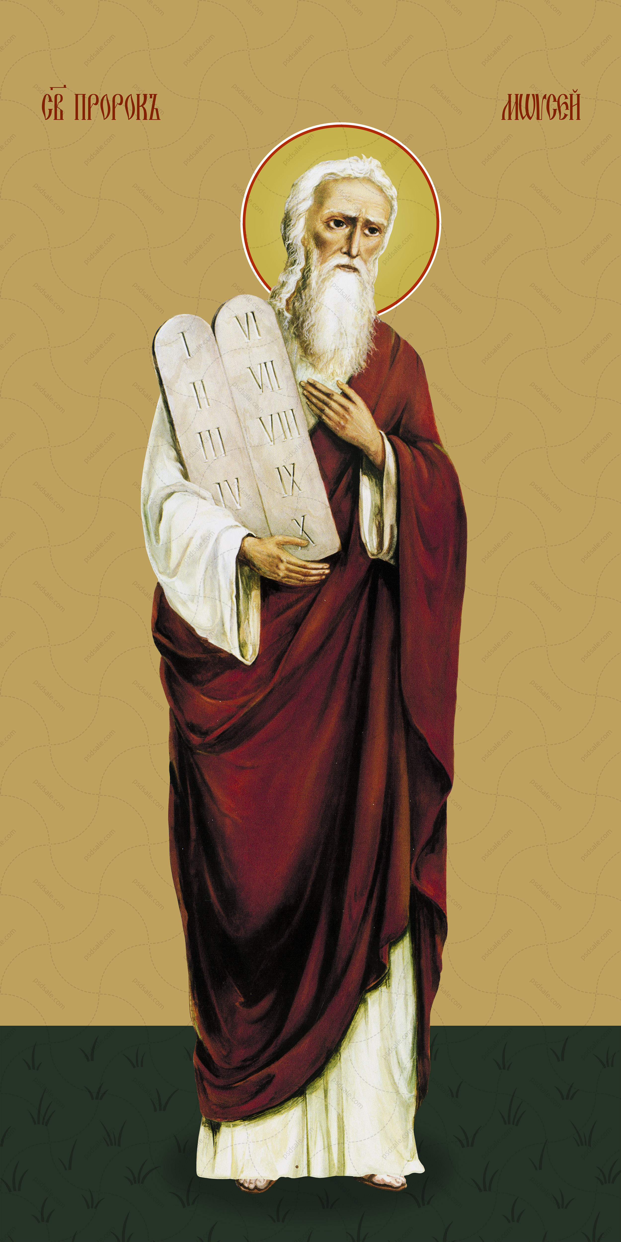 Мірна ікона, пророк Мойсей