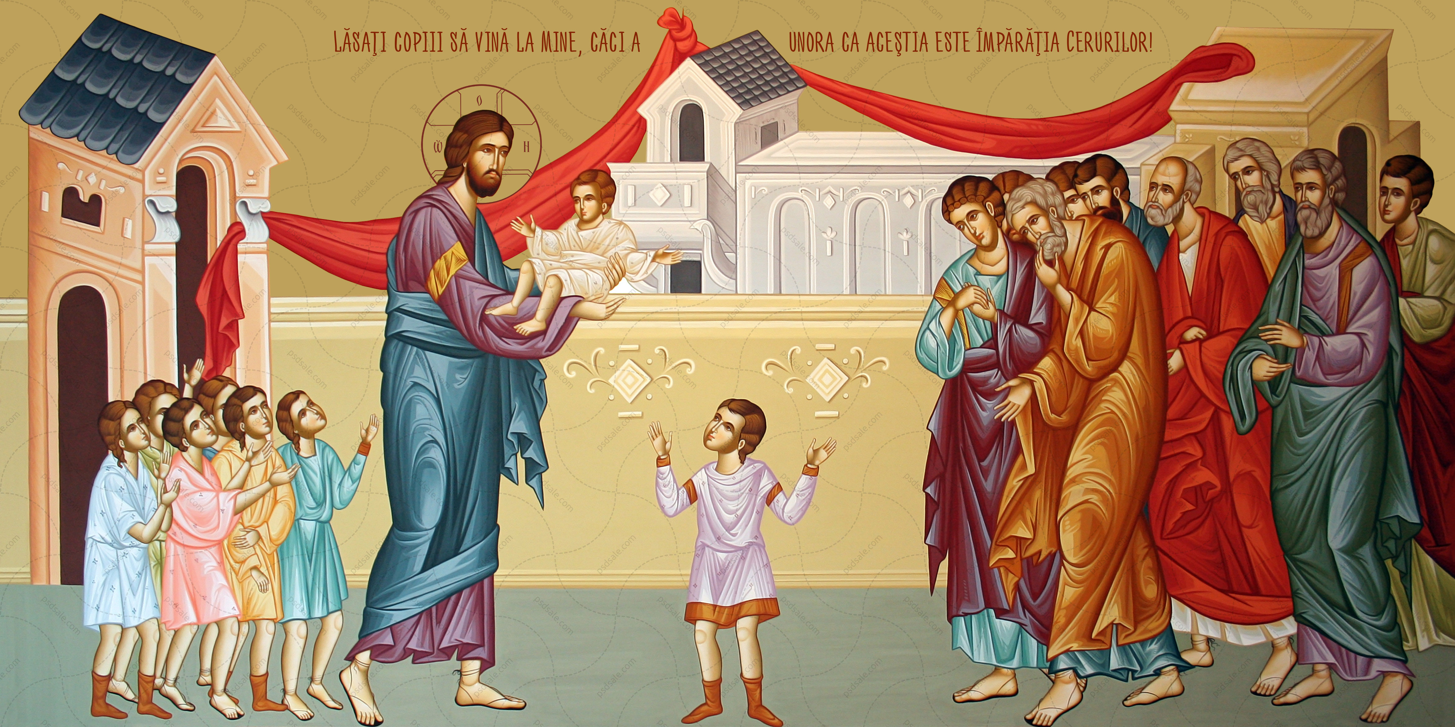 Buy The Image Of Icon Jesus Blessing The Children